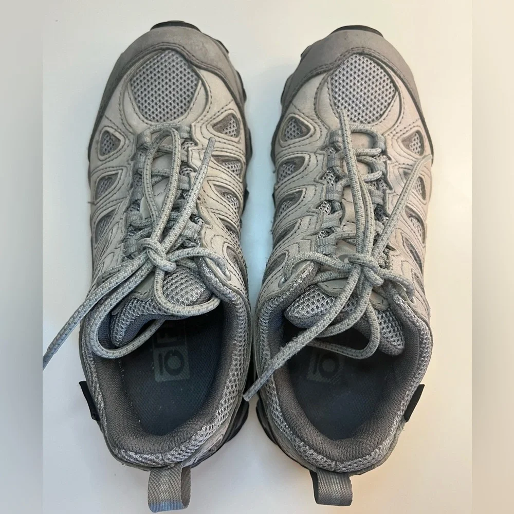 Oboz Sawtooth II Low Women's Hiking Shoes Size 7 Gray Lace Up